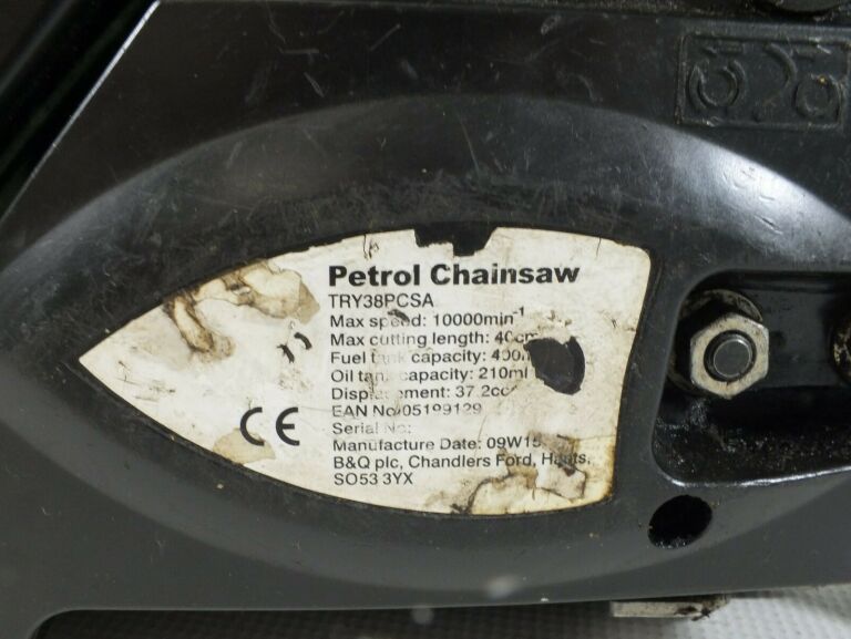 PILARKA SPALINOWA PETROL CHAINSAW TRY38PCSA OPIS