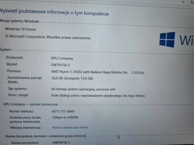 LAPTOP ACER GATEWAY GWTN156-5BK + GWARANCJA