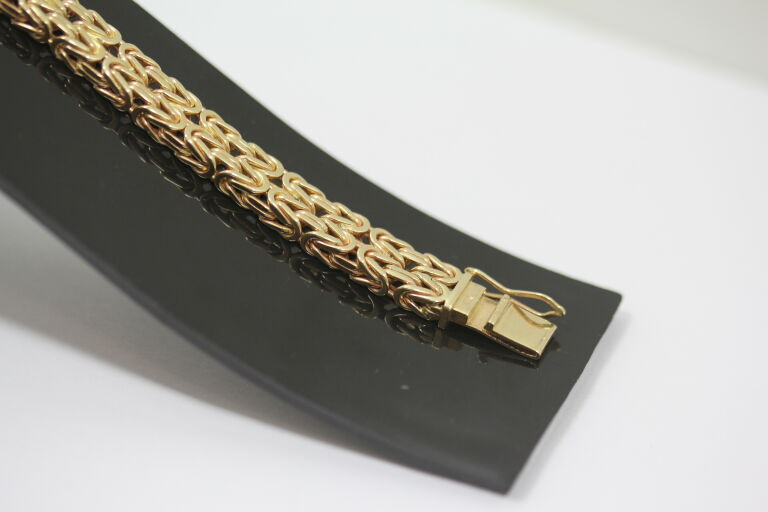 zlota-bransoletka-meska-spkrolewski-585-4464gr-cechy-brak