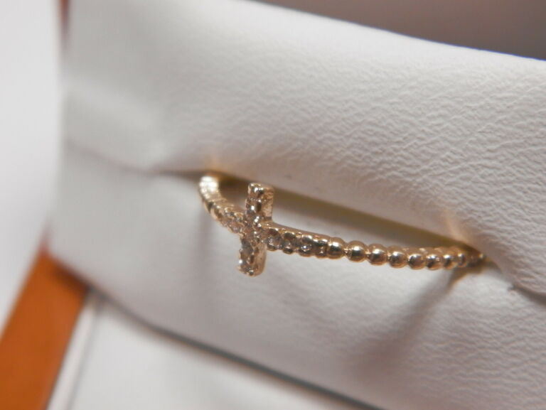 ZŁOTY PIERŚCIONEK PR. 585 1,30G ROZM:18