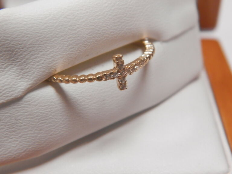 ZŁOTY PIERŚCIONEK PR. 585 1,30G ROZM:18