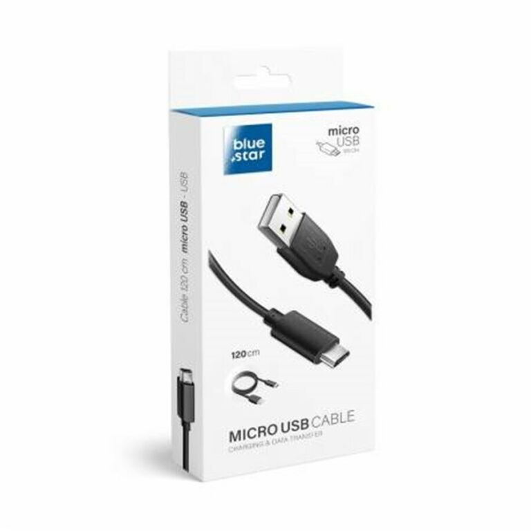 KABEL USB BLUE STAR LITE ZE ZŁĄCZEM MICRO USB
