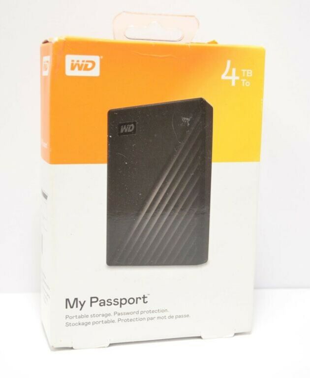 DYSK WD 4TB MY PASSPORT WDBPKJ0040BBK USB 3.0