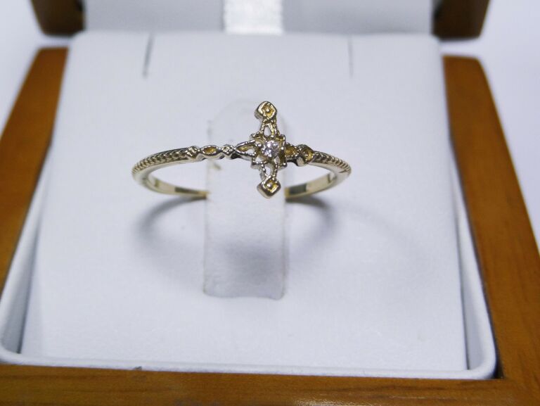 ZŁOTY PIERŚCIONEK PR. 585 1,18G ROZM: 15