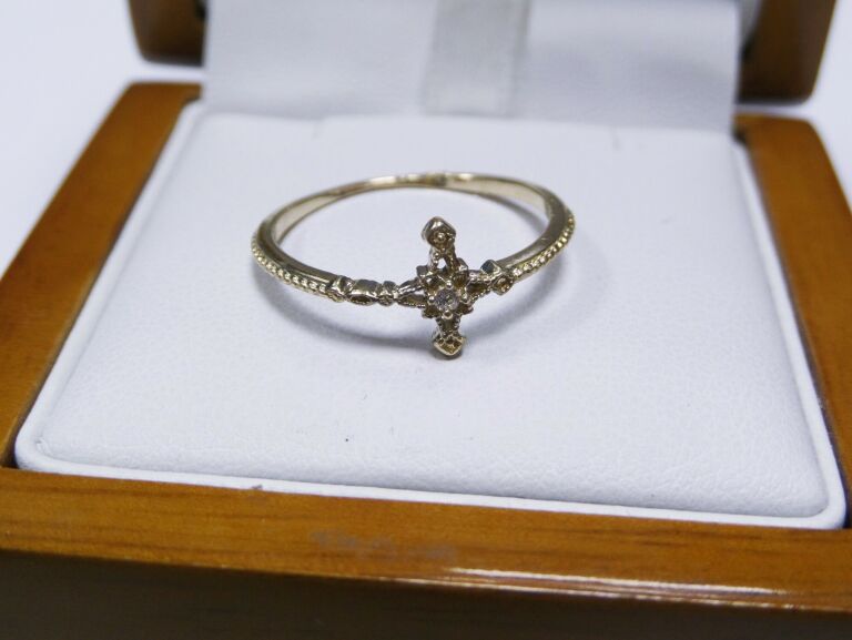 ZŁOTY PIERŚCIONEK PR. 585 1,18G ROZM: 15