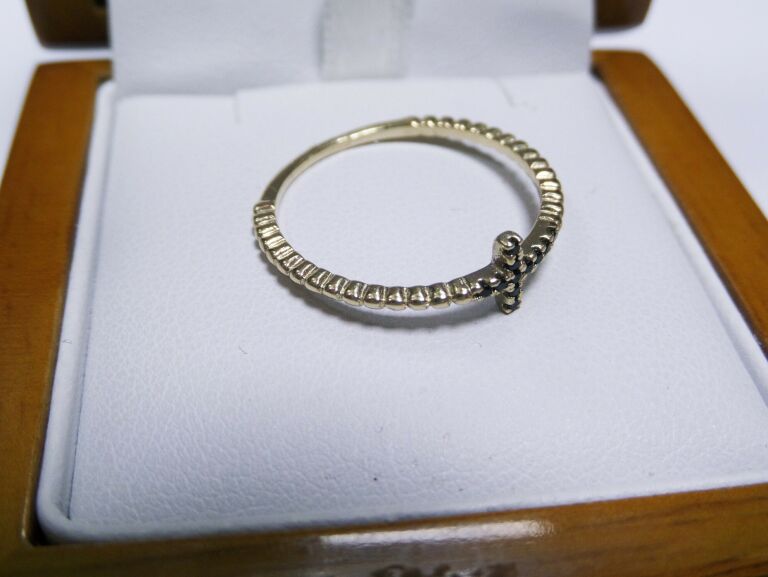 ZŁOTY PIERŚCIONEK PR. 585 1,29G ROZM: 18