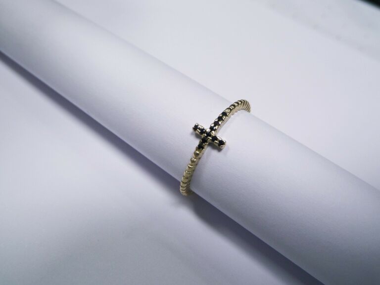 ZŁOTY PIERŚCIONEK PR. 585 1,29G ROZM: 18