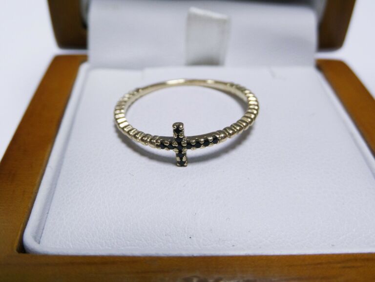 ZŁOTY PIERŚCIONEK PR. 585 1,29G ROZM: 18