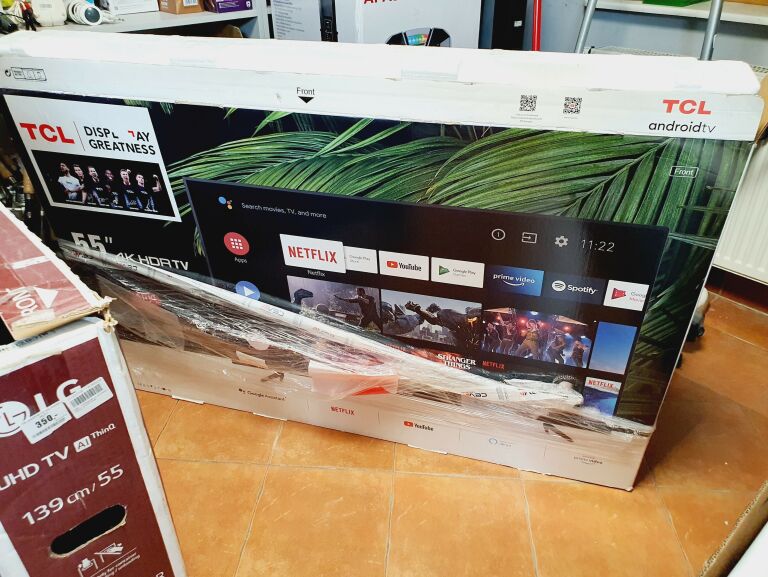 TELEWIZOR TCL 55P615 55 CALI KOMPLET USZKODZONY