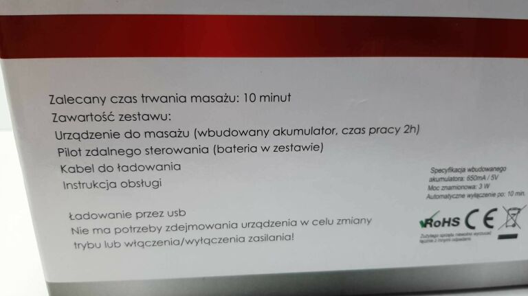 I.ASIST 242/22 - URZĄDZENIE DO MASAŻU KARKU