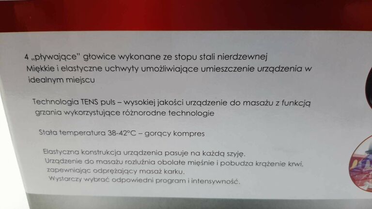 I.ASIST 242/22 - URZĄDZENIE DO MASAŻU KARKU