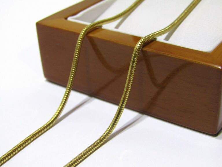 PRZEPIĘKNY ZŁOTY ŁAŃCUSZEK 585 55 CM