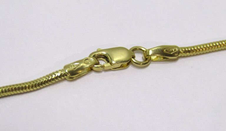 PRZEPIĘKNY ZŁOTY ŁAŃCUSZEK 585 55 CM