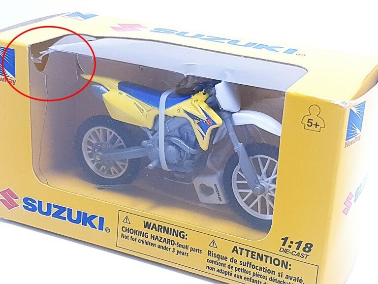 MOTOCYKL 1:18 SUZUKI RM-Z450