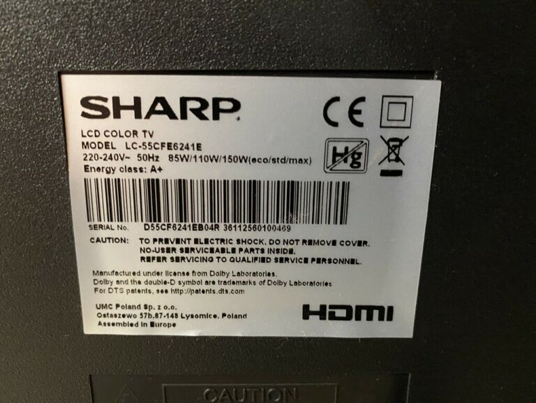 TELEWIZOR SHARP LC-55CFE6241E 55" SMART TV
