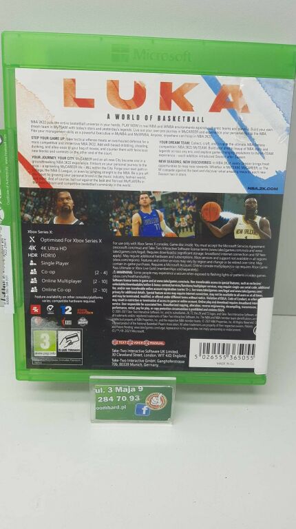 GRA NBA 2K22 XBOX ONE