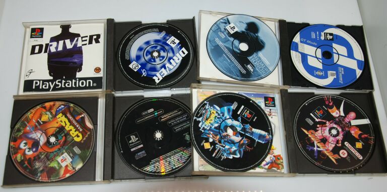 KONSOLA PLAYSTATION 1 SCPH-1002 + GRY + PADY