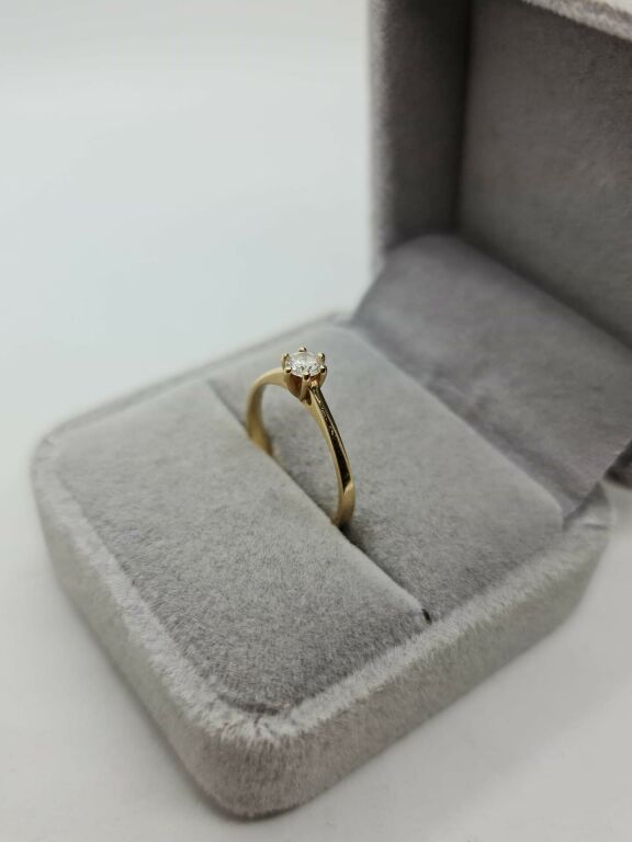PIERŚCIONEK Z DIAMENTEM ACLARI DIAMONDS 585 14K