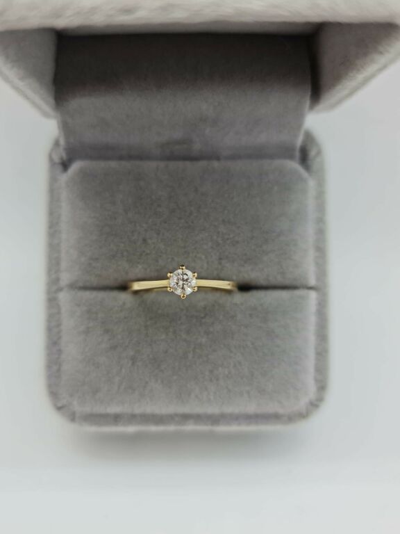 PIERŚCIONEK Z DIAMENTEM ACLARI DIAMONDS 585 14K