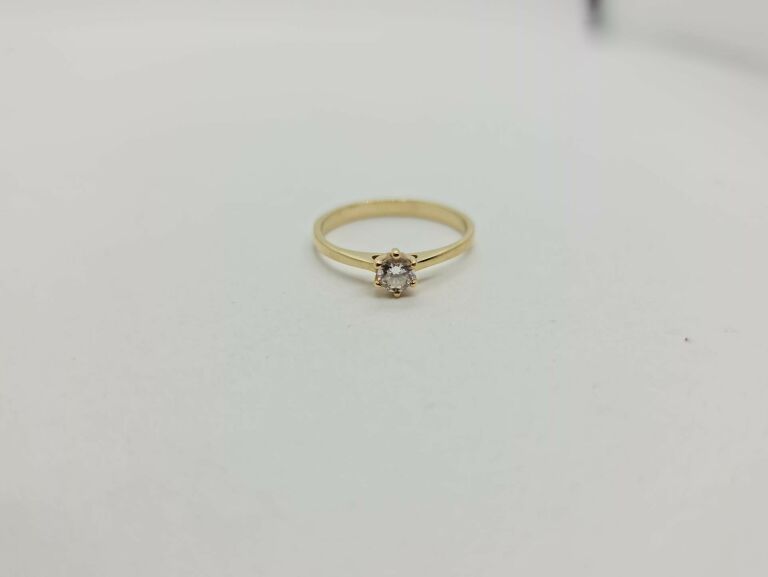 PIERŚCIONEK Z DIAMENTEM ACLARI DIAMONDS 585 14K
