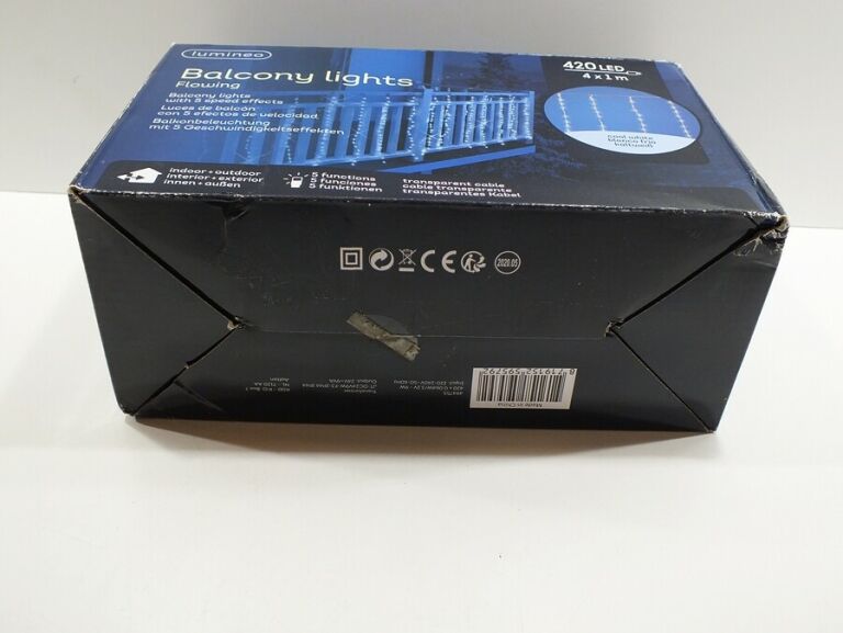 LAMPKI LUMINEO 420 4MX1 BALKONOWE BIAŁE