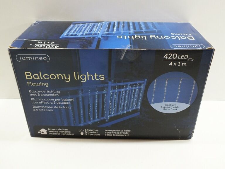 LAMPKI LUMINEO 420 4MX1 BALKONOWE BIAŁE