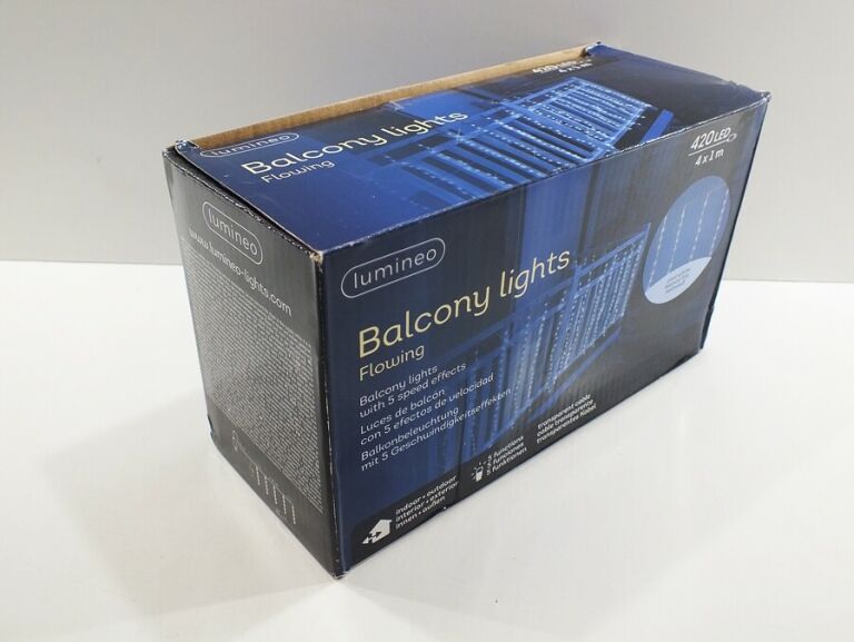 LAMPKI LUMINEO 420 4MX1 BALKONOWE BIAŁE