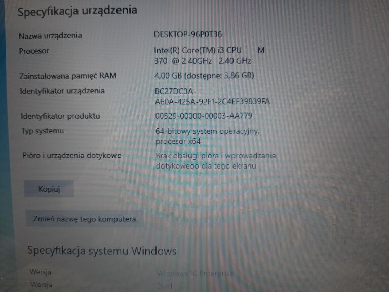 LAPTOP SONY VAIO PCG-71211M 500GB/4GB RAM/I3