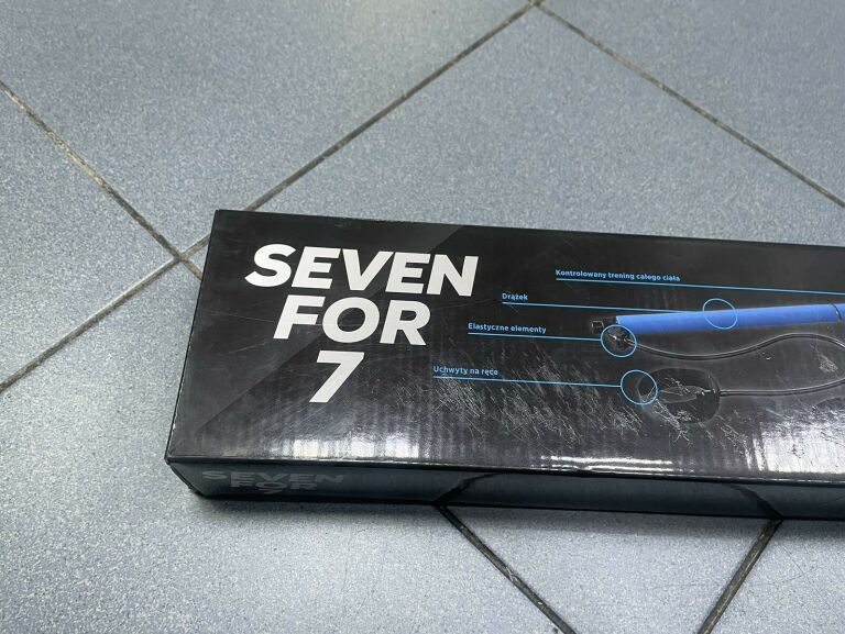 DRĄŻEK DO ĆWICZEŃ SEVEN FOR 7 NIEBIESKI
