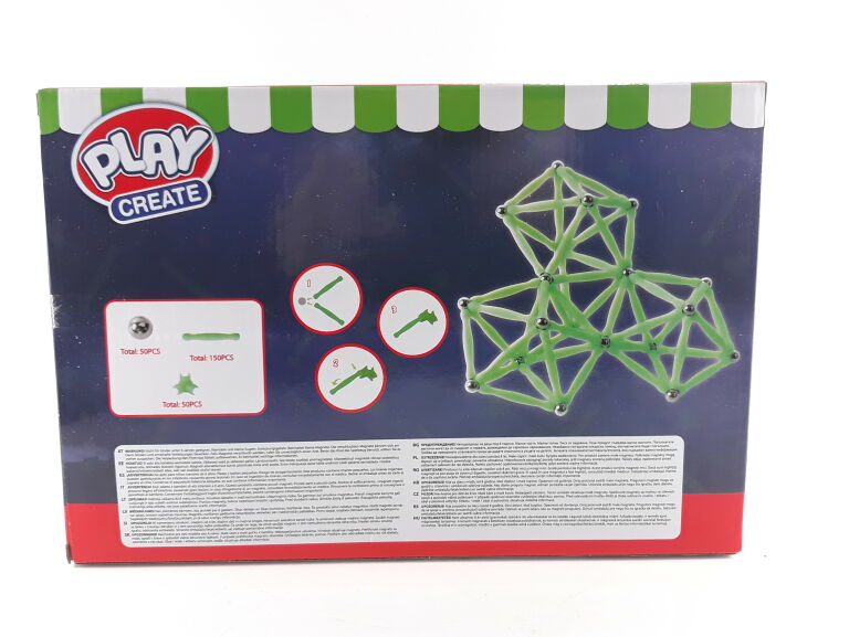KLOCKI MAGNETYCZNE PLAY CREATE MAGNETIC STICK