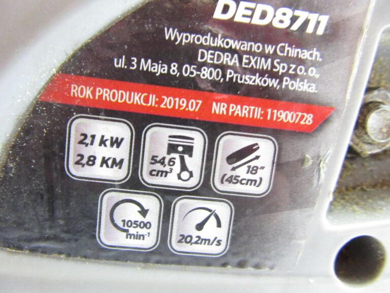 PIŁA SPALINOWA DEDRA DED8711