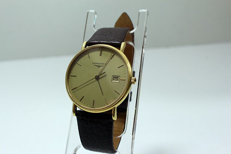 ZŁOTY ZEGAREK LONGINES PRESENCE L4.743.6 18K 34MM