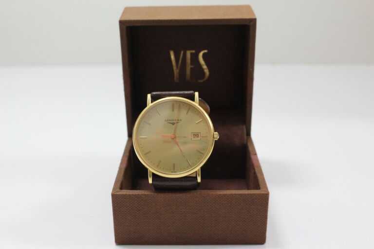ZŁOTY ZEGAREK LONGINES PRESENCE L4.743.6 18K 34MM