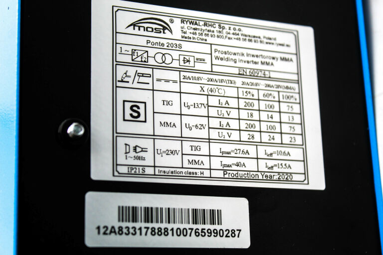 MOST PONTE 203S SPAWARKA INWERTOROWA 230V
