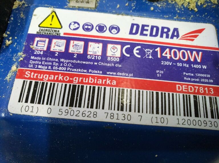 STRUGARKO-GRUBOŚCIÓWKA DEDRA DED 7813 1400W