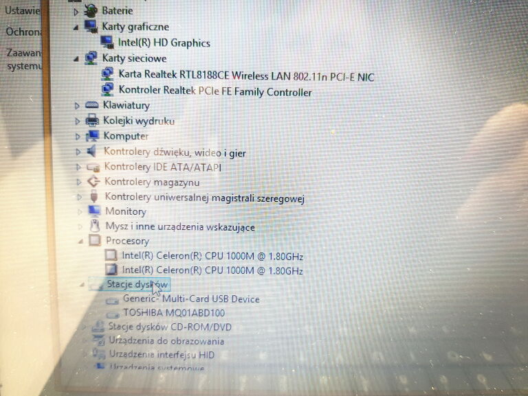 LAPTOP TOSHIBA SATELLITE C850-1NU