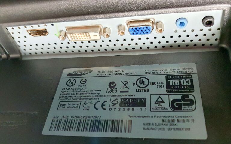 MONITOR SAMSUNG SYNCMASTER 2693HM WARTO!