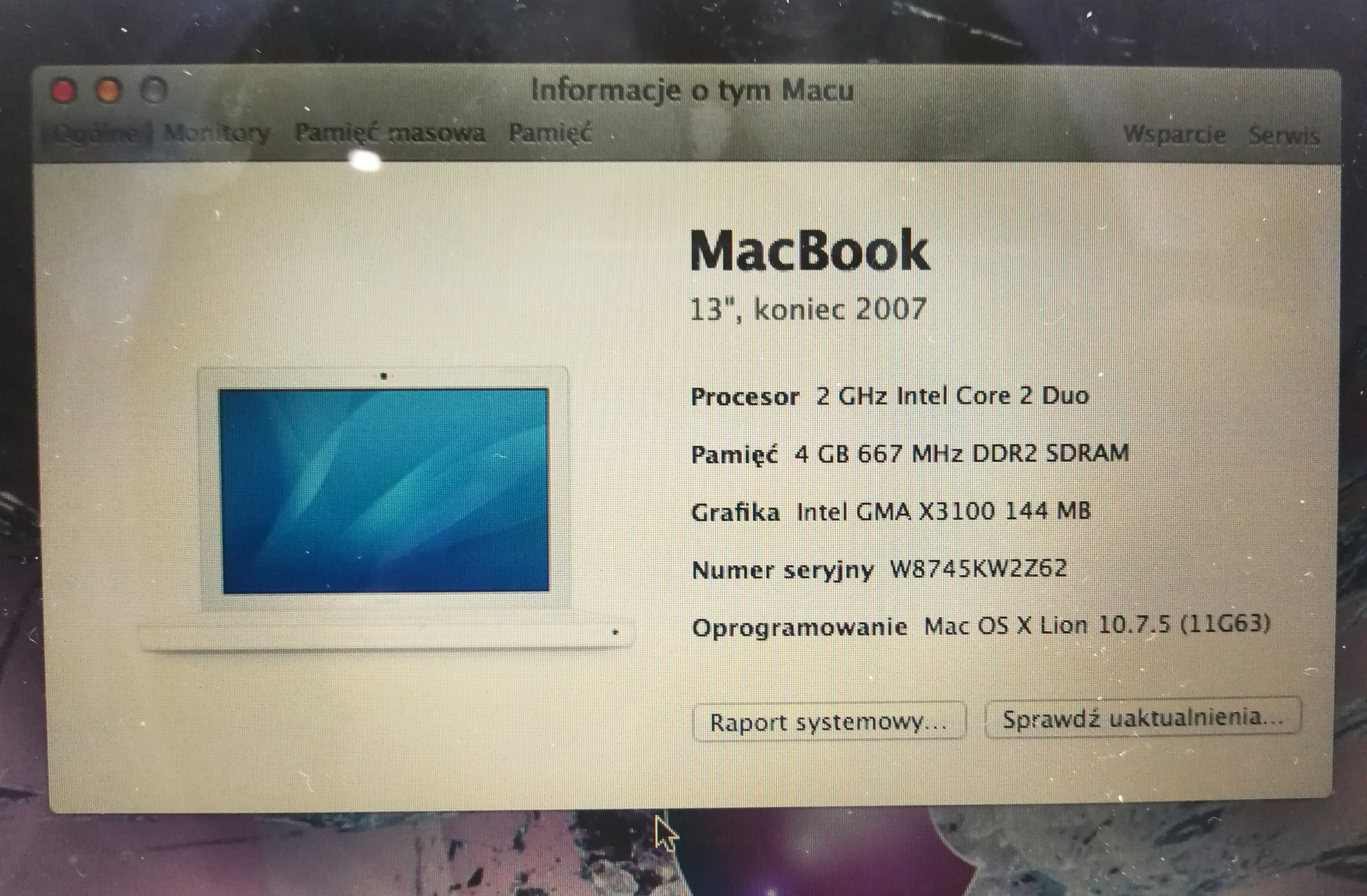 laptop-macbook-a1181-2x20ghz-4gb-brak-ladowarki-model-a1181