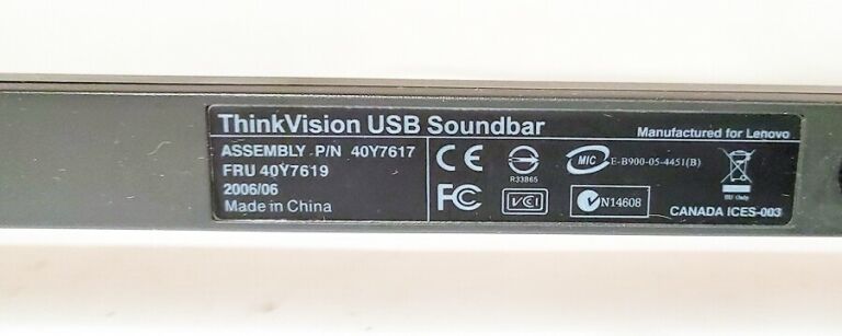 GŁOŚNIKI LENOVO THINKVISION USB SOUNDBAR