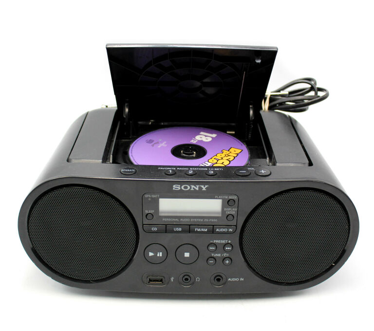 RADIOODTWARZACZ SONY ZSPS50 CZARNY