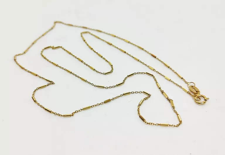 ELEGANCKI ZŁOTY ŁAŃCUSZEK 585P 2.09G 54CM