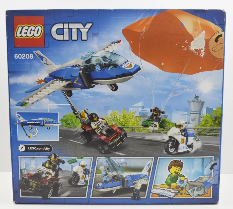 LEGO CITY 60208 ARESZTOWANIE SPADOCHRONIARZA 5+