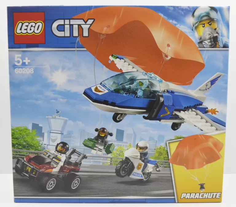 LEGO CITY 60208 ARESZTOWANIE SPADOCHRONIARZA 5+