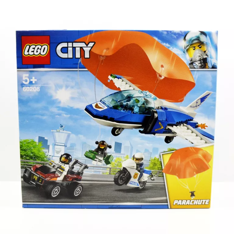LEGO CITY 60208 ARESZTOWANIE SPADOCHRONIARZA 5+
