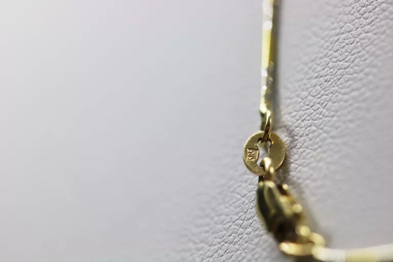 PIĘKNY ZŁOTY ŁAŃCUSZEK P:585 W:2,97G R:40