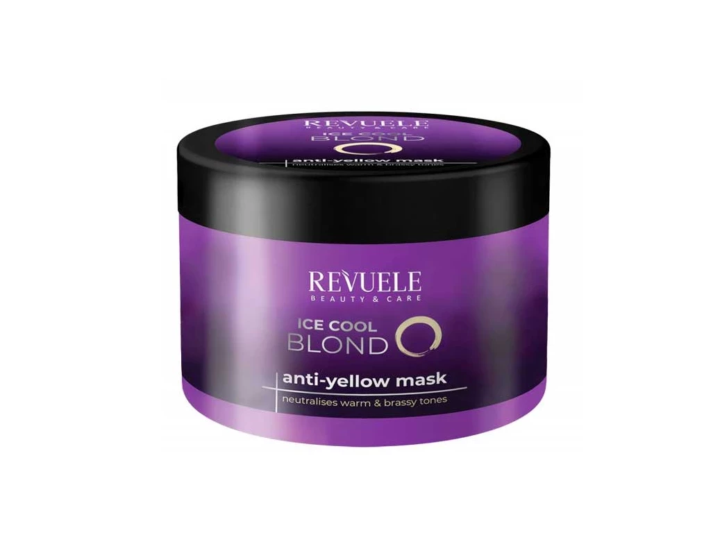 REVUELE BLOND ANTIYELLOW HAIR MASK (500 ML) Maski do włosów