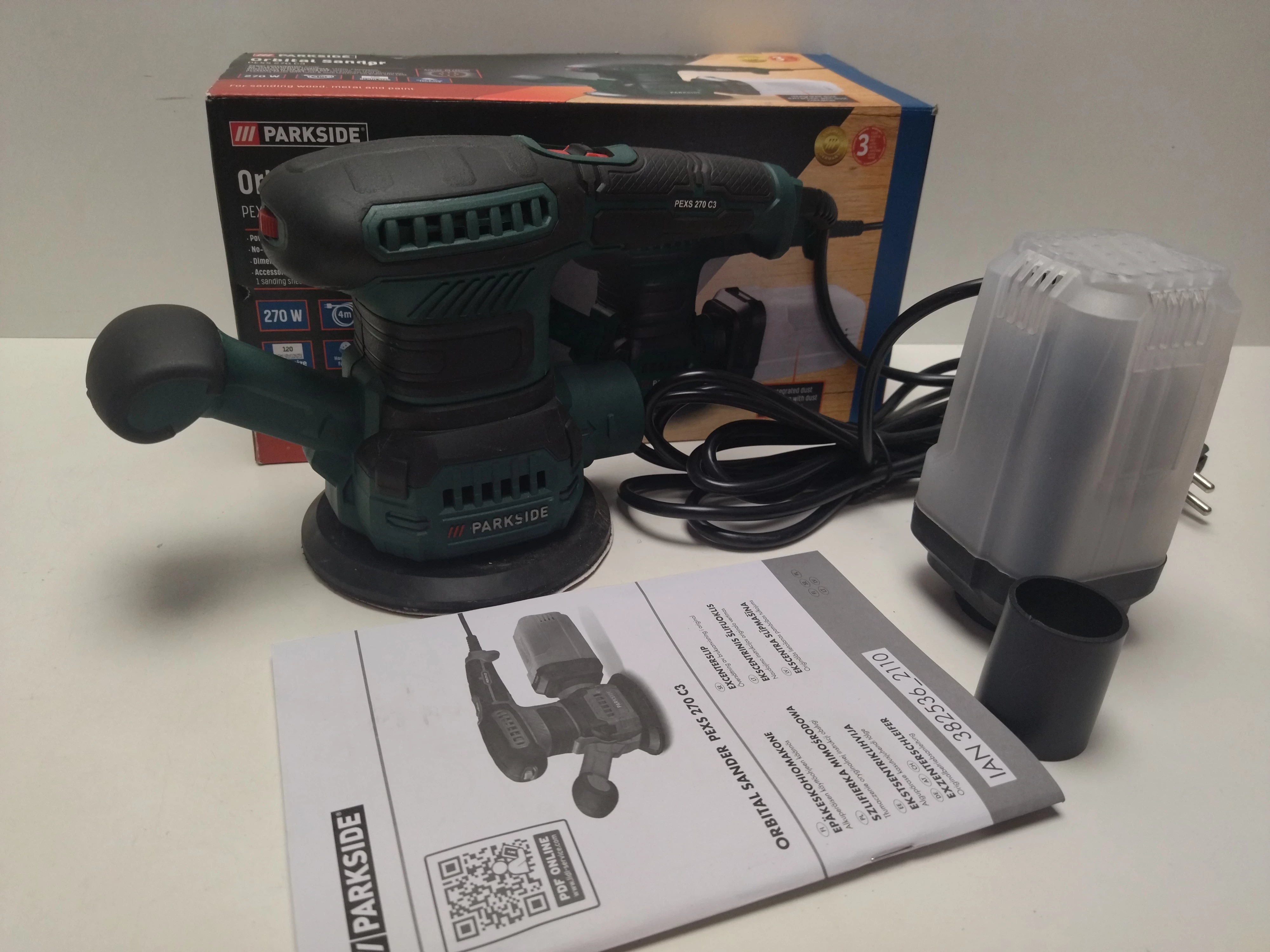 25 Stück Schleifscheiben Ø125 Mm Für PARKSIDE PEXS 270 C3 – Klett, 8-Loch, Für Holz & Metall