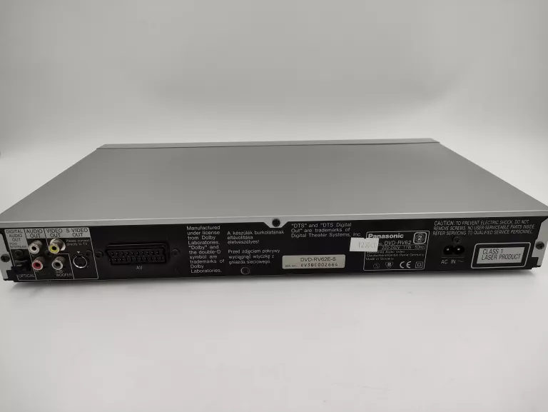 PANASONIC CD DVD ODTWARZACZ DVD-RV62 RV 62