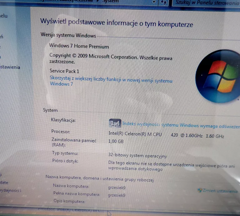 LAPTOP ADVENT 7109A