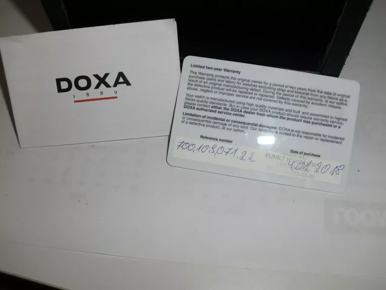 ZEGAREK DOXA SPLASH 700.10S.071.22